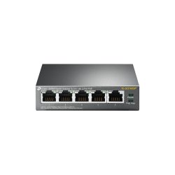 TP-LINK (TL-SG1005P) 5-Port Gigabit Unmanaged Desktop Switch, 4 Port PoE , Steel Case