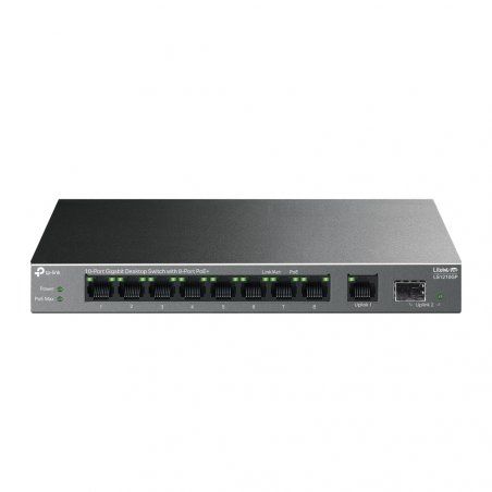 TP-Link LiteWave 10-Port Gigabit Desktop Switch with 8-Port PoE 