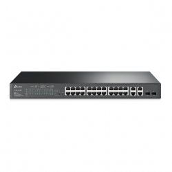 TP-Link T1500-28PCT Géré L2 Fast Ethernet (10/100) Connexion Ethernet, supportant l'alimentation via ce port (PoE) 1U