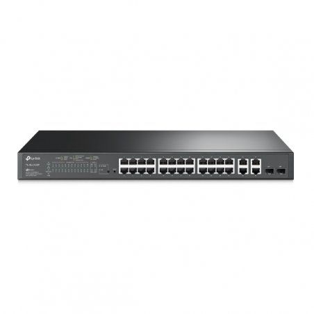 TP-Link T1500-28PCT Géré L2 Fast Ethernet (10/100) Connexion Ethernet, supportant l'alimentation via ce port (PoE) 1U