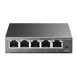 TP-LINK (TL-SG105E) 5-Port Gigabit Easy Smart Switch, Steel Case