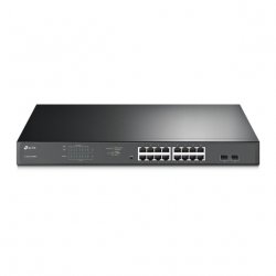 TP-Link JetStream 16-Port Gigabit Easy Smart PoE/PoE Switch