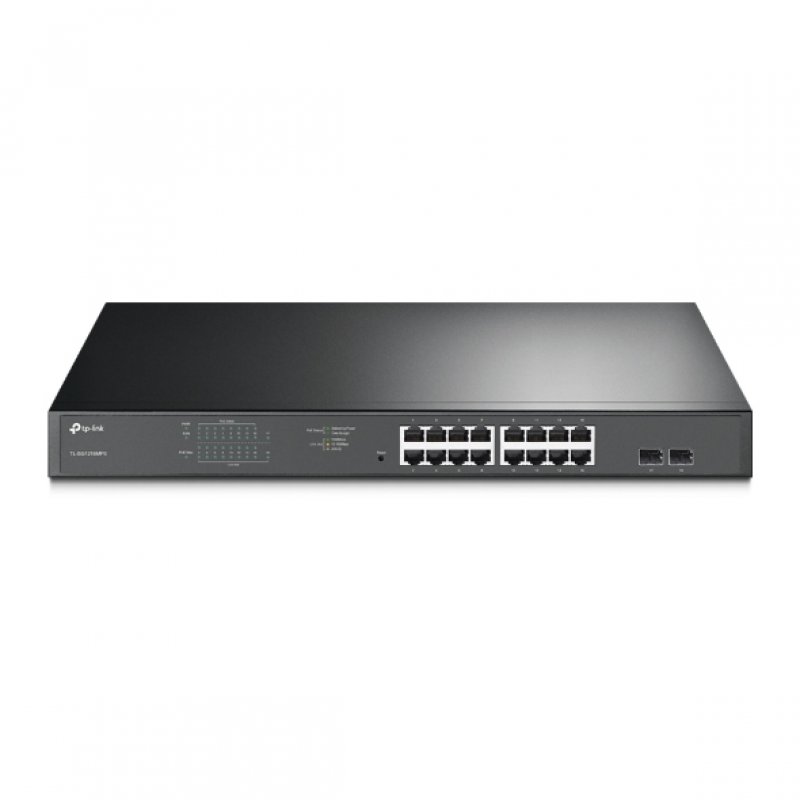 TP-Link JetStream 16-Port Gigabit Easy Smart PoE/PoE Switch