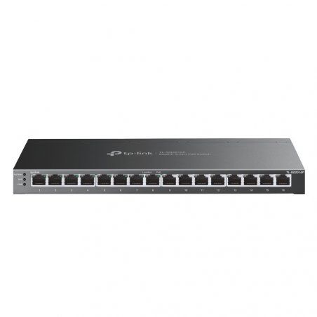 TP-Link TL-SG2016P commutateur réseau L2/L3/L4 Gigabit Ethernet (10/100/1000) Connexion Ethernet, supportant