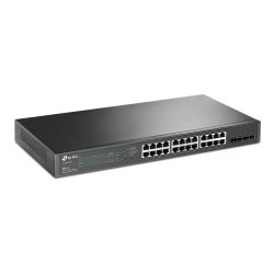 TP-Link JetStream 28-Port Gigabit Smart PoE Switch with 24-Port PoE 