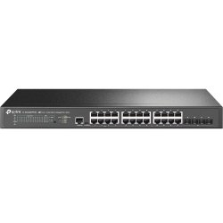 TP-Link JetStream 24-Port 2.5GBASE-T and 4-Port 10GE SFP L2 Managed Switch with 16-Port PoE & 8-Port PoE 