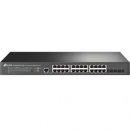 TP-Link JetStream 24-Port 2.5GBASE-T and 4-Port 10GE SFP L2 Managed Switch with 16-Port PoE & 8-Port PoE 