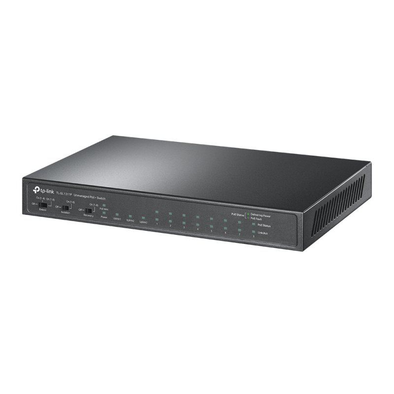 TP-Link 8-Port 10/100Mbps 3-Port Gigabit Desktop Switch with 8-Port PoE 