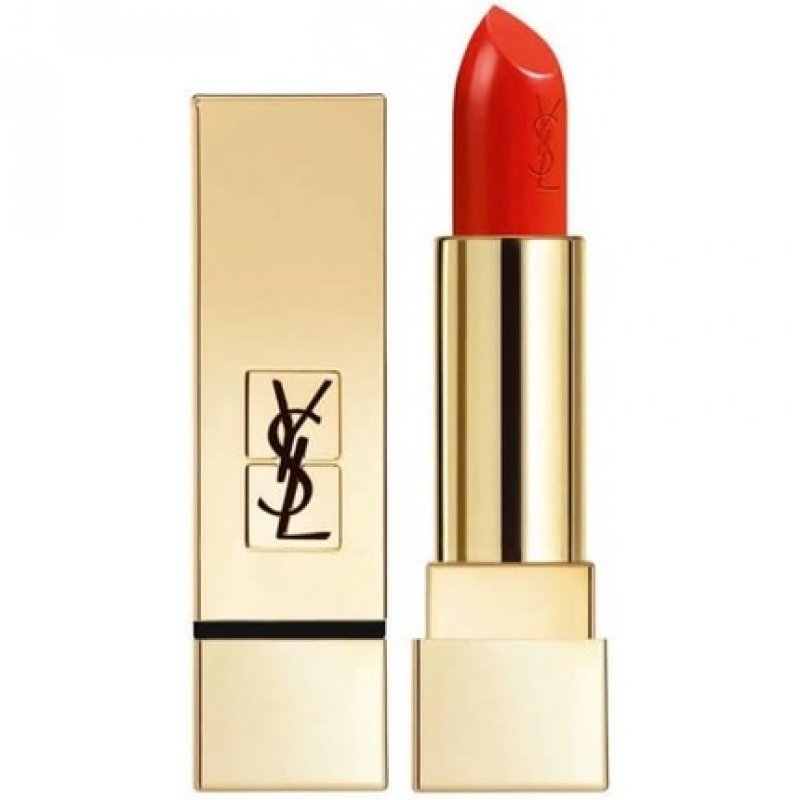 YSL Satiny Radiance Red Lipstick 13 Le Orange