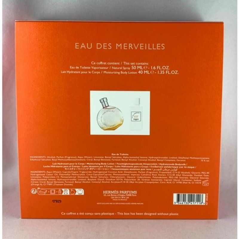 Hermes Eau Des Merveilles Giftset 90ml