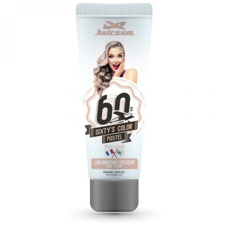 Hairgum Peach Sixty'S Colour Cream 60ml