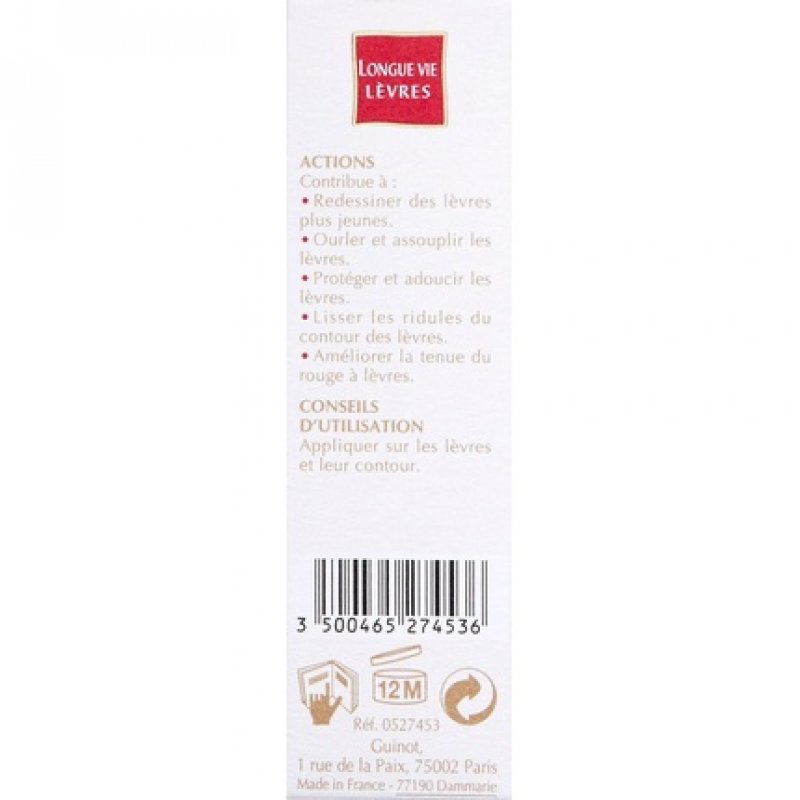 Guinot Longue Vie Levres 15ml