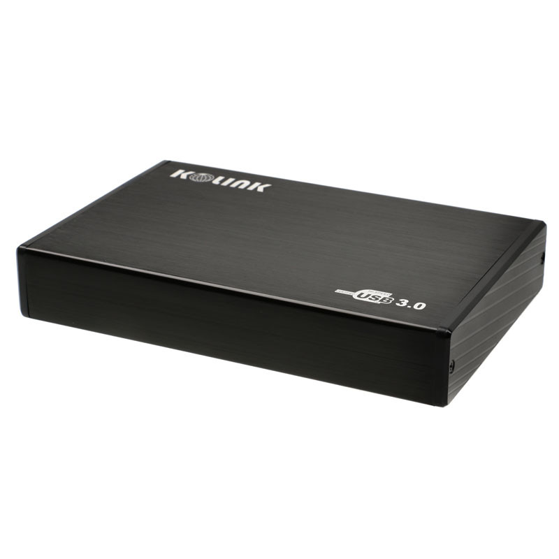 Kolink compatible 3,5 Zoll USB 3.0 externes Gehäuse - schwarz