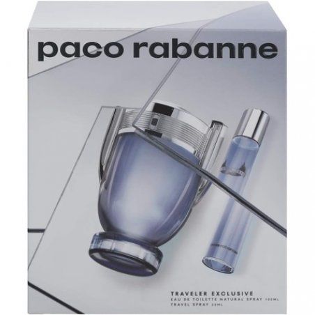 Paco Rabanne Invictus - Eau De Toilette 100ml 20ml Travel Set