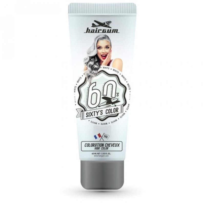 Hairgum White Sixty's Colour Cream 60ml - White