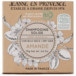Jeanne En Provence Solid Shampoo Almond Bio Made in France 75g