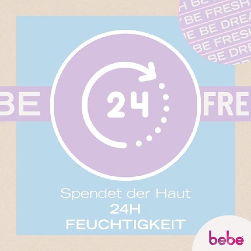 bebe Moisturizing Cream 50ml Face Cream for Normal Skin with Peach Extract and Vitamin E