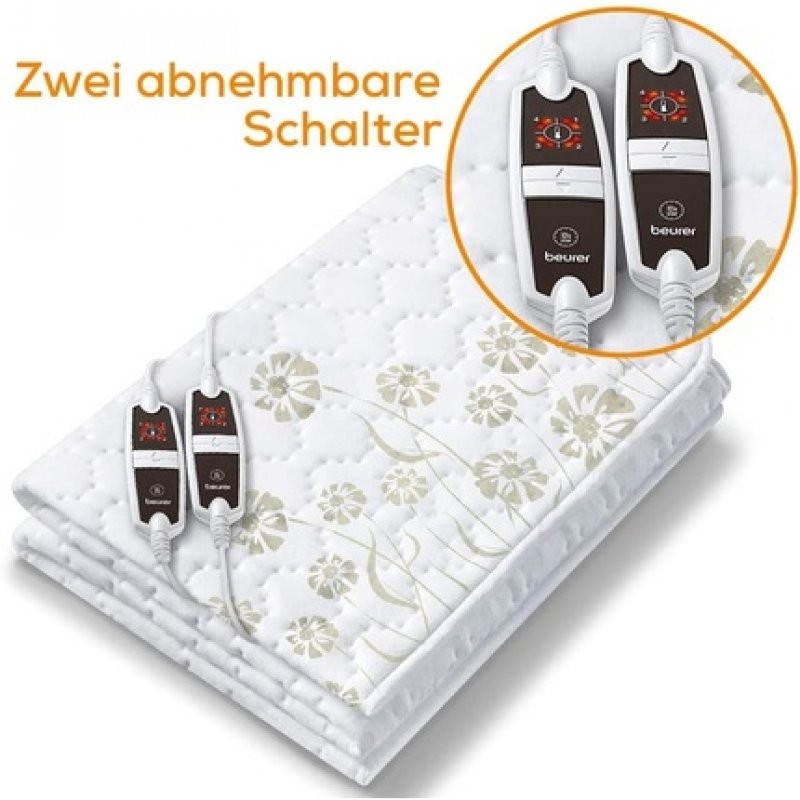 Beurer UB 68 XXL Double Heat Underbed 150x160cm 2 Temperature Zones 4 Temperature Levels