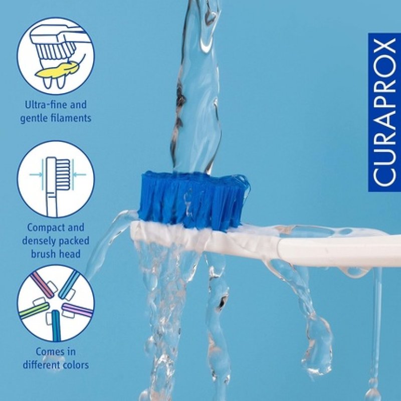Curaprox Ultra Soft Toothbrush White 1 Count