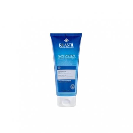 Rilastil Sun System Gel Face and Body Regenerating Moisturizing and Soothing with Hyaluronic Acid for Sensitive Skin