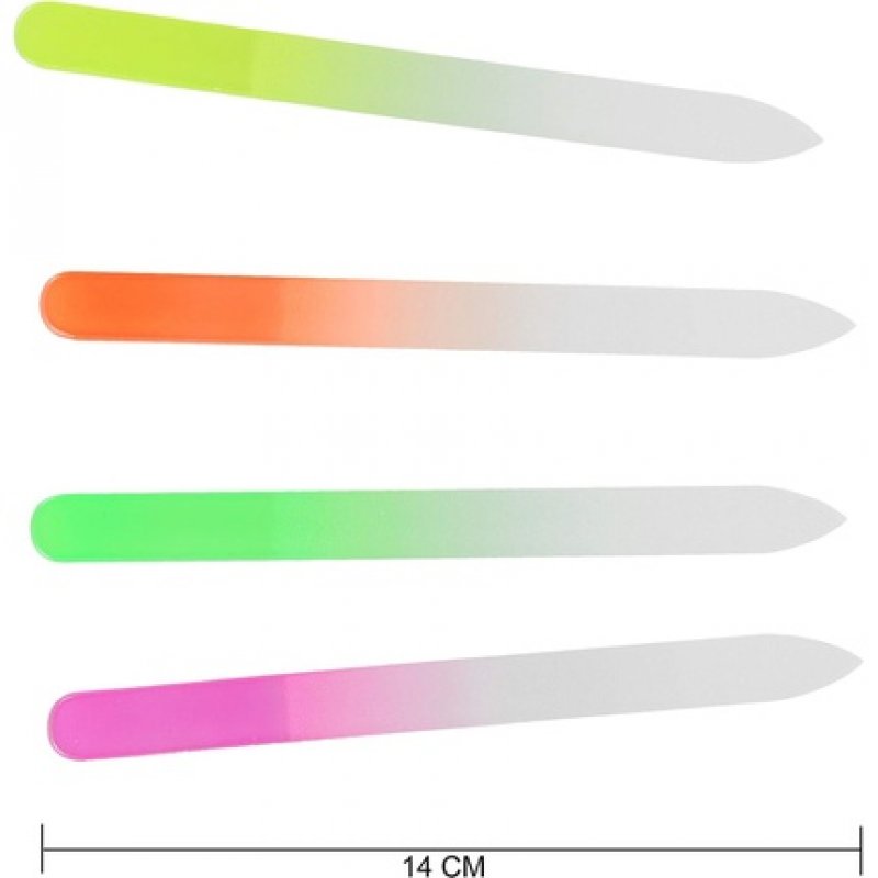 T4B MIMO Glass Nail File with Neon Pattern