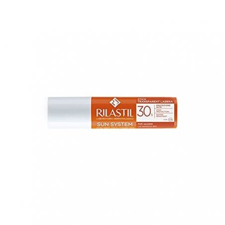 Rilastil Sun System Transparent Stick SPF30 Sun Protection for Lips 4.5ml