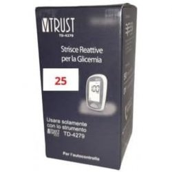 Biochemical System V-Trust Glucose Measurement Strips TD-4279 25 Pieces