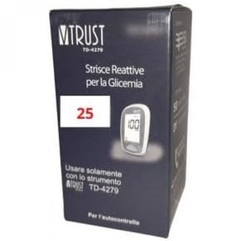 Biochemical System V-Trust Glucose Measurement Strips TD-4279 25 Pieces