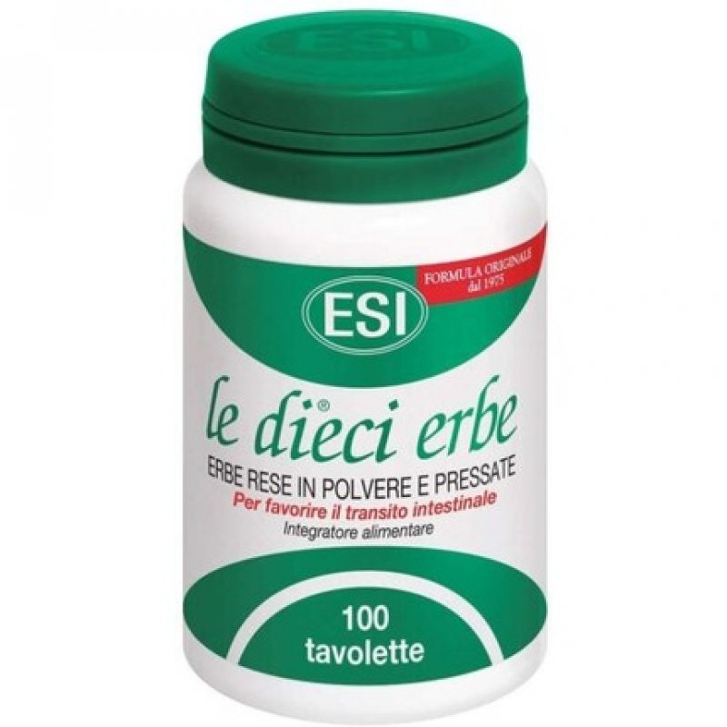 ESI The Ten Herbs 100 Tablets 40g/10 - Le Diece Erbe 100 Tablets