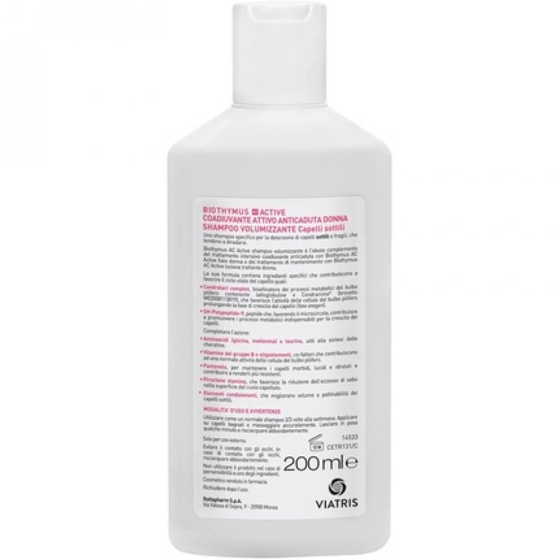 Biothymus Active Women's Volumizing Shampoo 200ml