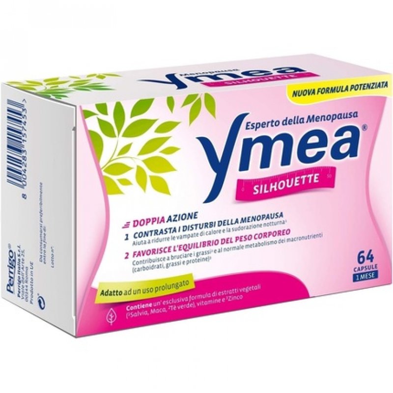 Perrigo Ymea Silhouette Menopause Dietary Supplement 128 Capsules