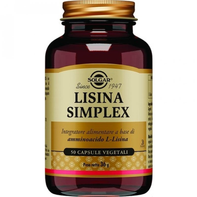 Solgar Lysine Simplex Capsule