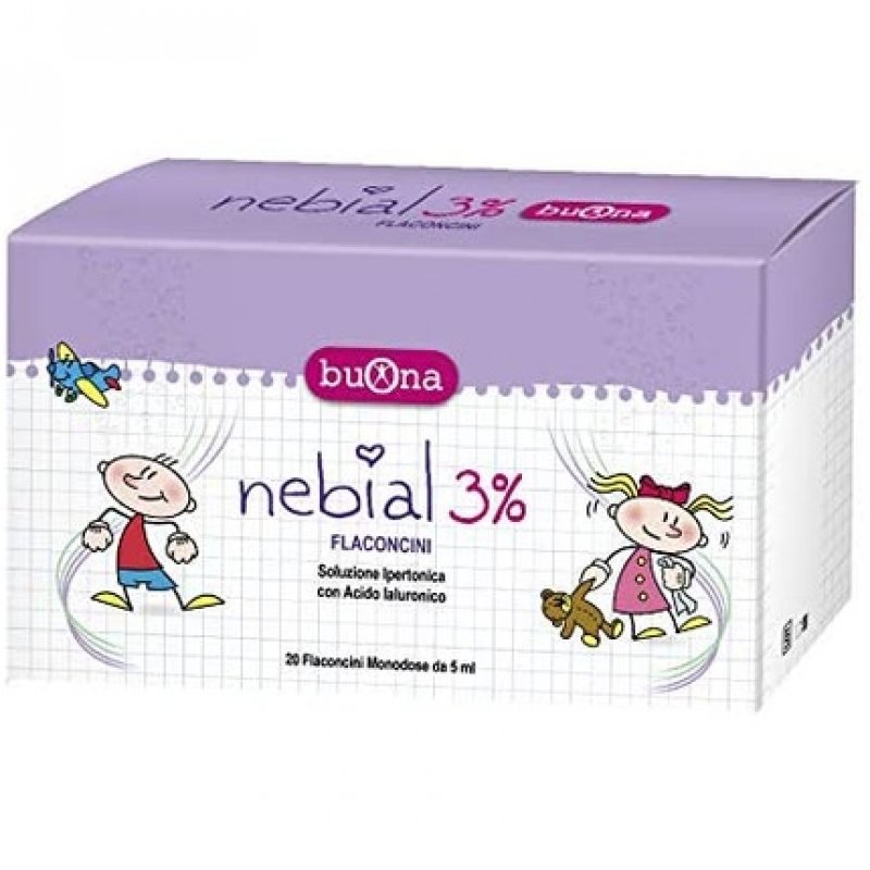 Buona Nebial Hypertonic Saline Solution 3% 20 Vials of 5ml