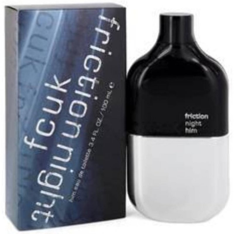 Fcuk Friction Night Eau De Toilette Spray for Men 3.4 oz