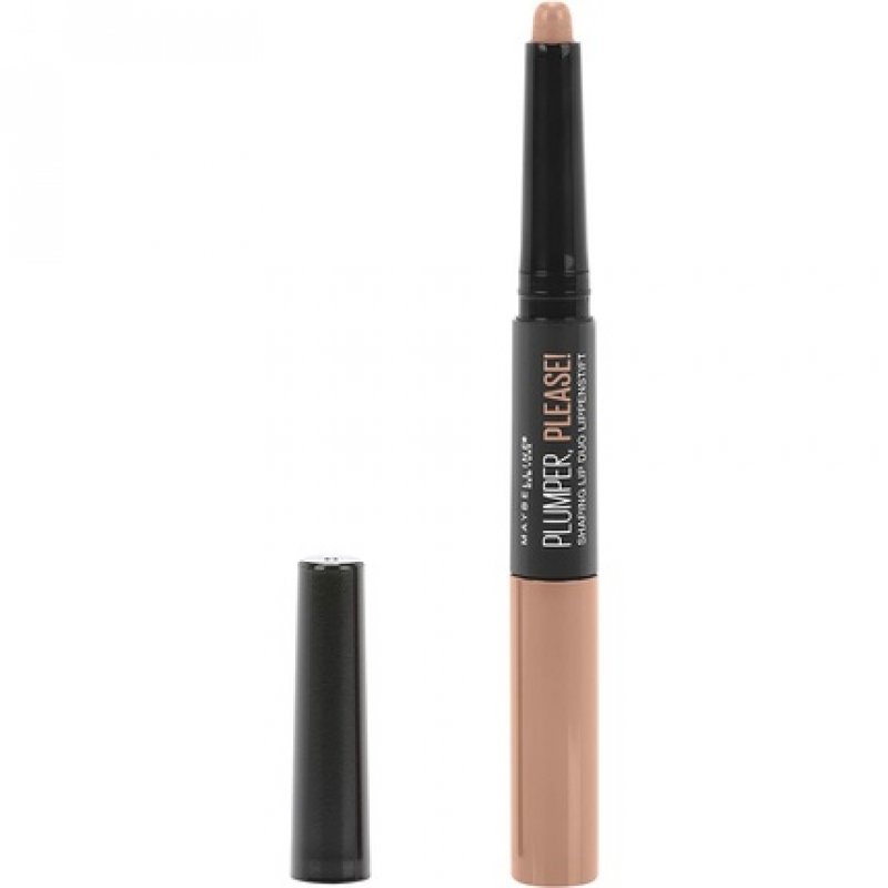 Maybelline New York Plumper Please Shaping Lip Duo Lipstick 200 Tease - 1 count