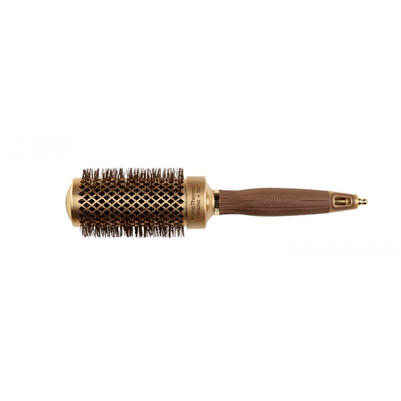 Olivia Garden NanoThermic Ceramic Ion NT-44 Universel Brosse à cheveux ronde Cuivre, Marron 1 pièce(s)