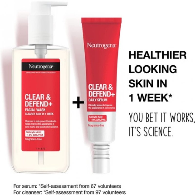 Neutrogena Clear and Defend Wash 200ml