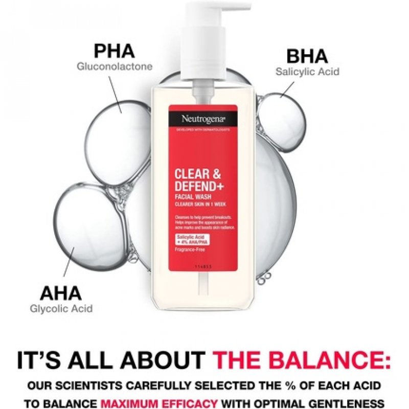 Neutrogena Clear and Defend Wash 200ml