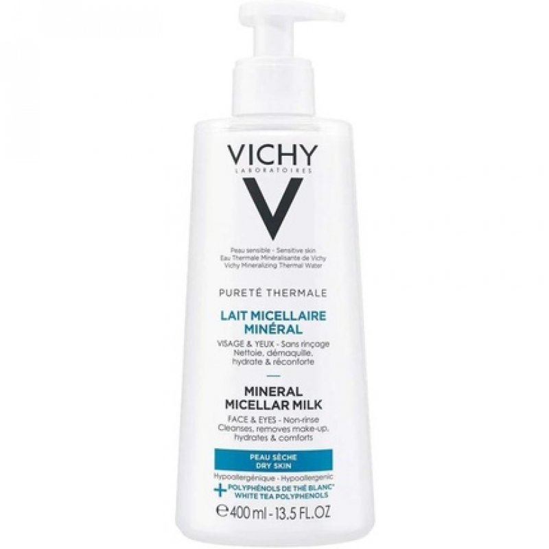 Vichy Pureté Thermale Mineral Micellar Milk for Dry Skin 400ml