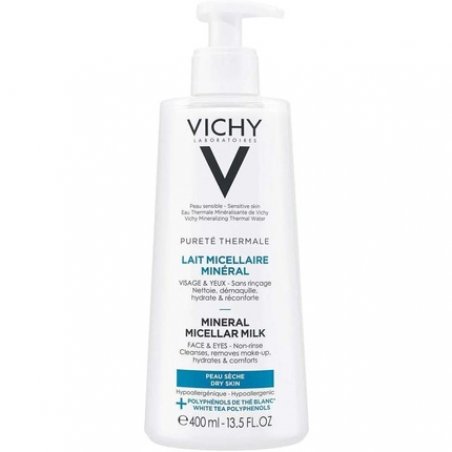 Vichy Pureté Thermale Mineral Micellar Milk for Dry Skin 400ml