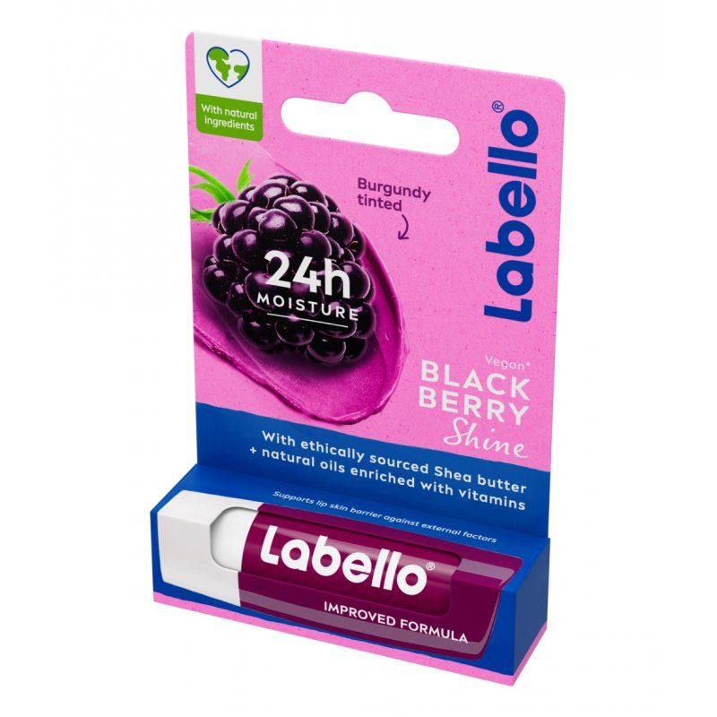 Labello Blackberry Shine baume pour les lèvres Beaume pour les lèvres Femmes 4,8 g