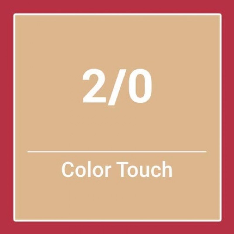 Wella Color Touch 2/0 Black 60ml