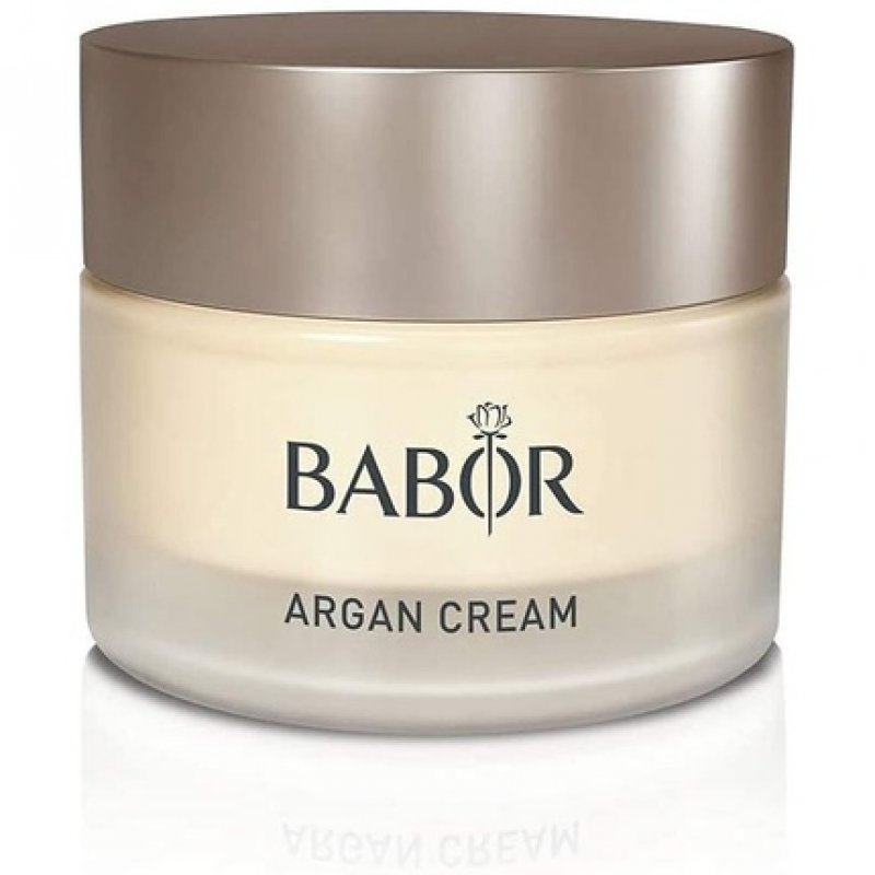 BABOR CLASSICS Argan Cream Rich Face Cream for Dry Skin with Argan Oil and Vitamin E Vegan Formula Without Alcohol 50ml