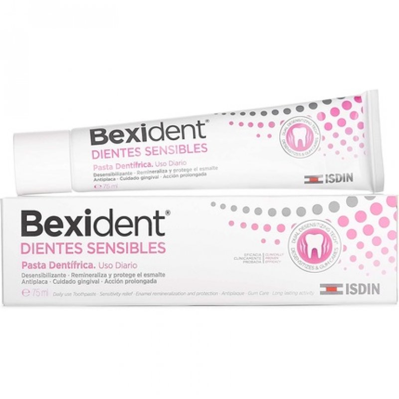 Isdin Bexident Sensitive Teeth Toothpaste Daily Use Combats Dental Hypersensitivity 75ml