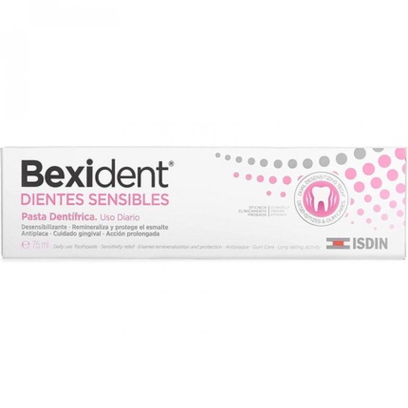 Isdin Bexident Sensitive Teeth Toothpaste Daily Use Combats Dental Hypersensitivity 75ml