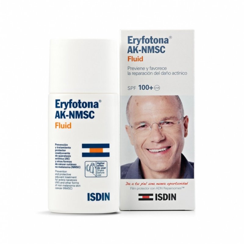 ISDIN Eryfotona AK-NMSC Fluid SPF 100 Crème d’écran solaire Visage Adultes