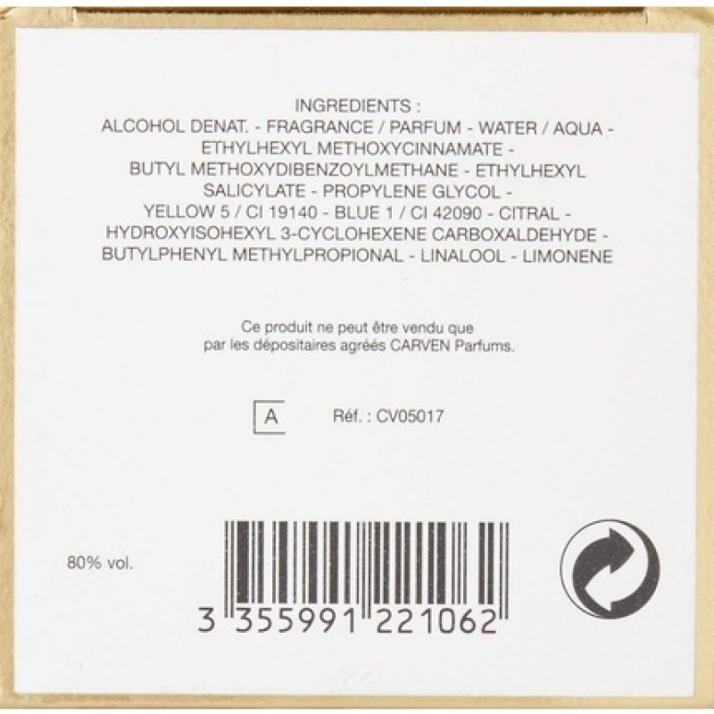 Carven L'Aqua Perfume 100ml