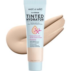 wet n wild Bare Focus Tinted Hydrator Enriched with Hyaluronic Acid for Olive Skin Semi-Matte Finish Light to Medium
