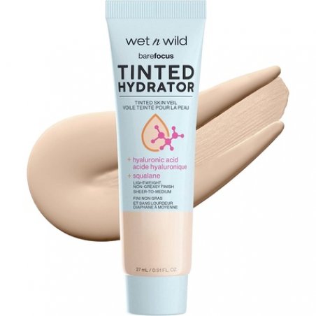 wet n wild Bare Focus Tinted Hydrator Enriched with Hyaluronic Acid for Olive Skin Semi-Matte Finish Light to Medium