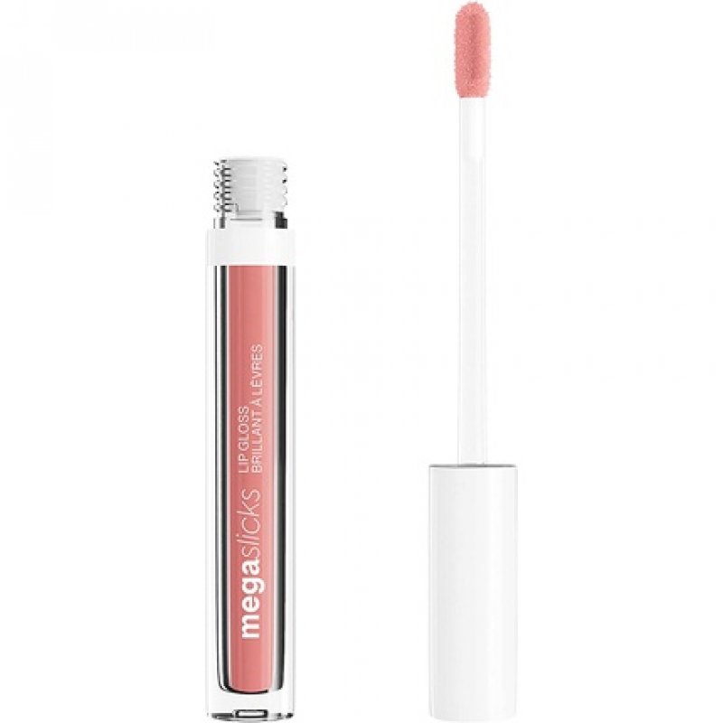Wet n Wild Mega Slicks Lip Gloss Extra-Shiny Light and Bright Texture with Hyaluronic Acid and Vegan Collagen Snuggle